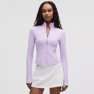 Lululemon Cropped Define Jacket Lavender Zip-Up